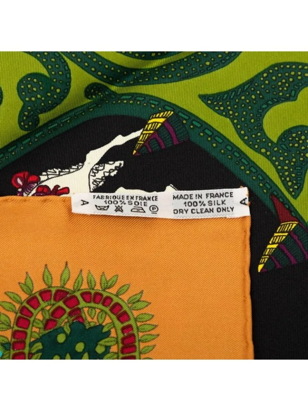 Hermes Carre 90 le Paradis du Roy Scarf Multicolor Silk